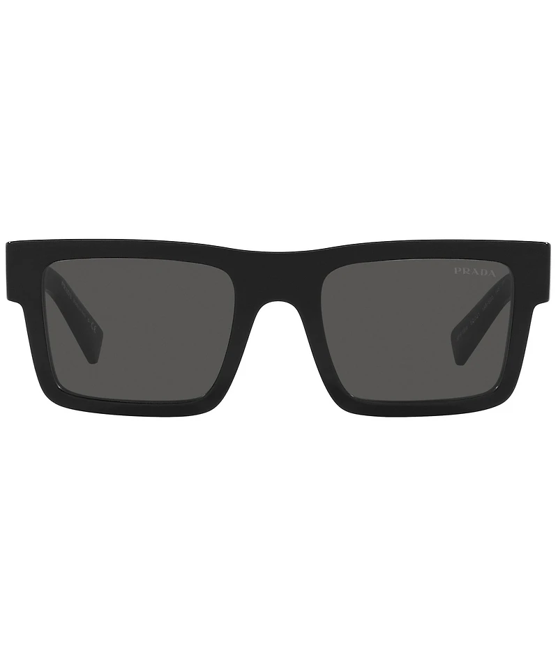 Prada Men's PR 19WS 52mm Rectangle Sunglasses
