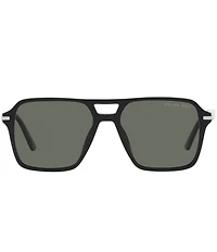 Prada Men's PR 20YS 55mm Pilot Polarized Sunglasses