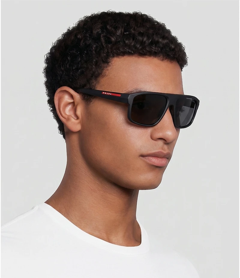 Prada Men's PR B02S 59mm Irregular Sunglasses
