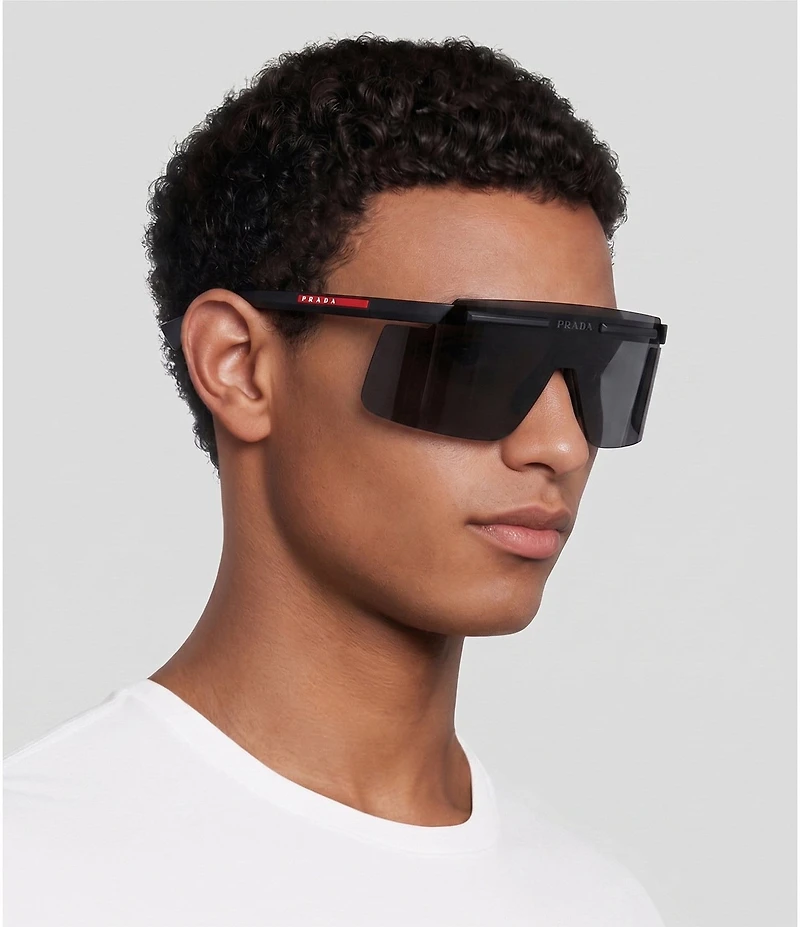 Prada Men's PR B06S 99mm Shield Sunglasses