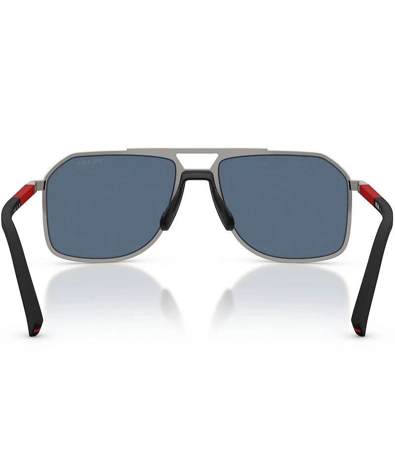 Prada Men's PR B51S 53mm Aviator Sunglasses