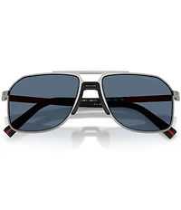 Prada Men's PR B51S 53mm Aviator Sunglasses
