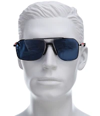 Prada Men's PR B51S 53mm Aviator Sunglasses