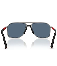 Prada Men's PR B51S 53mm Aviator Sunglasses