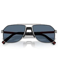 Prada Men's PR B51S 53mm Aviator Sunglasses