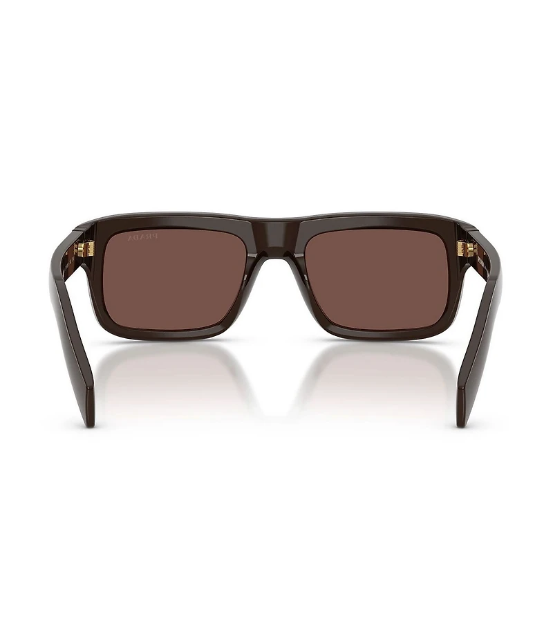 Prada Men's PR D11SF 56mm Rectangle Sunglasses