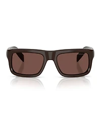 Prada Men's PR D11SF 56mm Rectangle Sunglasses
