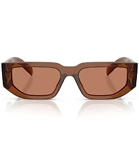 Prada Men's PR09ZS 54mm Rectangle Sunglasses