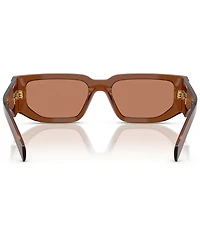 Prada Men's PR09ZS 54mm Rectangle Sunglasses