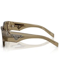 Prada Men's PR10ZSF 55mm Square Sunglasses