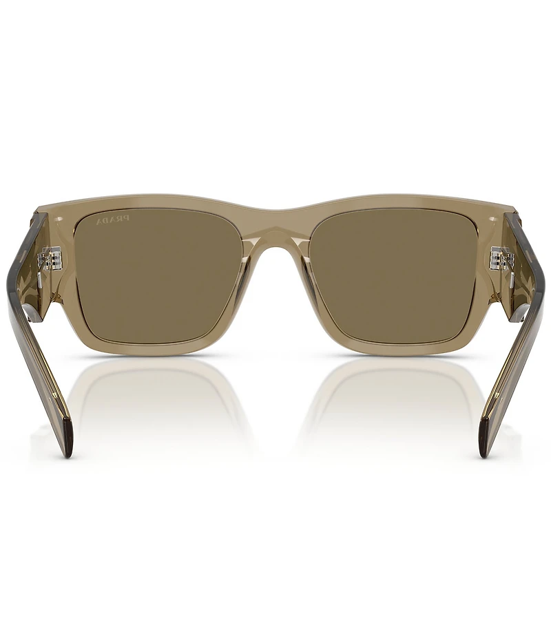 Prada Men's PR10ZSF 55mm Square Sunglasses