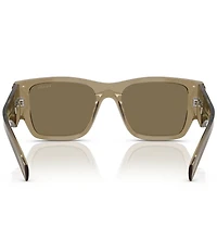 Prada Men's PR10ZSF 55mm Square Sunglasses