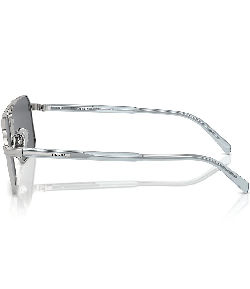 Prada Men's PRA57S 61mm Rectangle Sunglasses