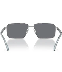Prada Men's PRA57S 61mm Rectangle Sunglasses