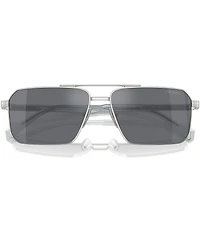 Prada Men's PRA57S 61mm Rectangle Sunglasses