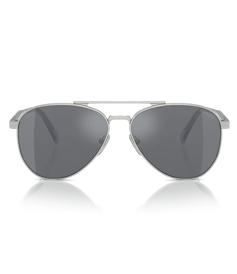 Prada Men's PRA58S 61mm Aviator Sunglasses