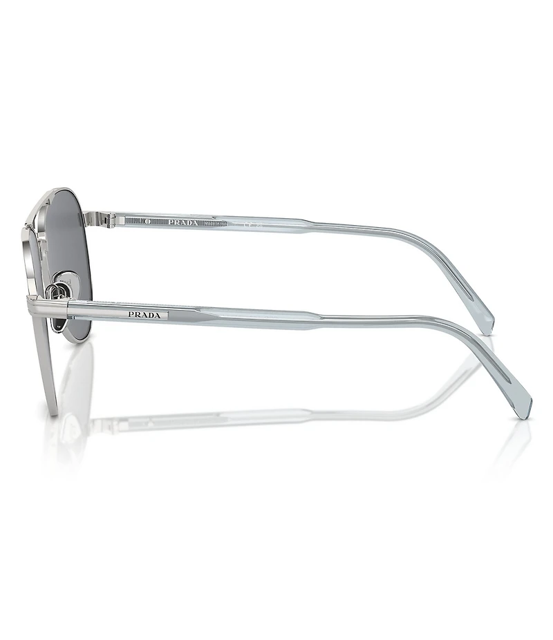 Prada Men's PRA58S 61mm Aviator Sunglasses