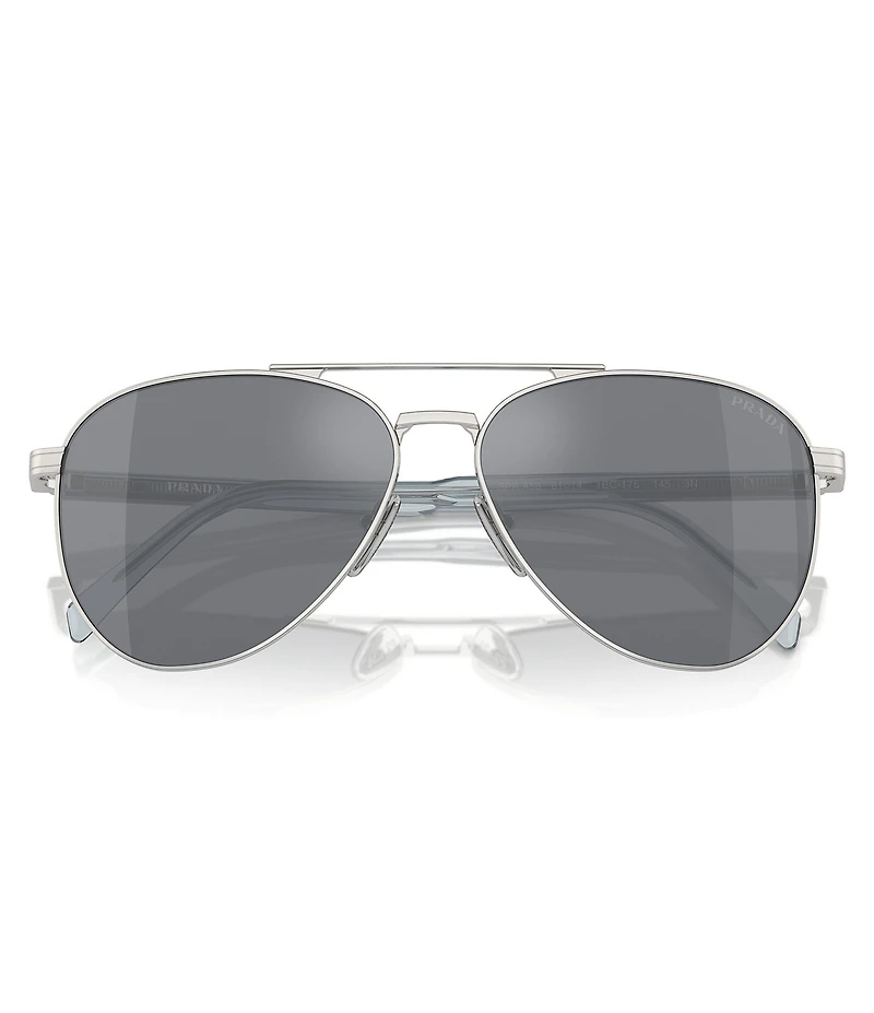 Prada Men's PRA58S 61mm Aviator Sunglasses