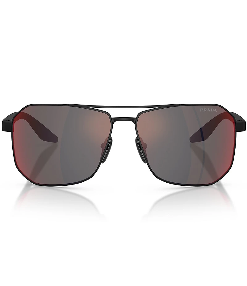 Prada Men's PS A53S 62mm Pilot Sunglasses