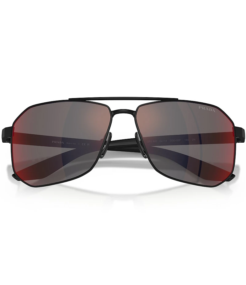 Prada Men's PS A53S 62mm Pilot Sunglasses