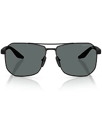 Prada Men's PS A53S 62mm Polarized Pilot Sunglasses