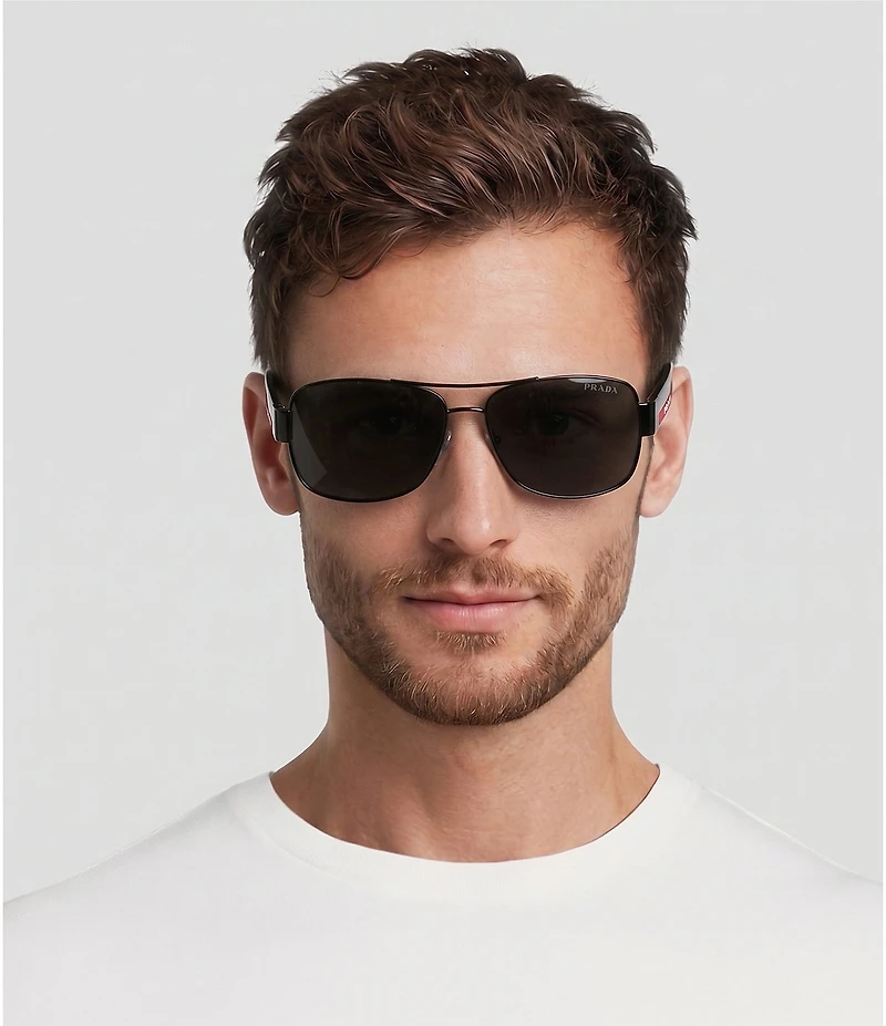 Prada Men's PS B52S 62mm Navigator Sunglasses
