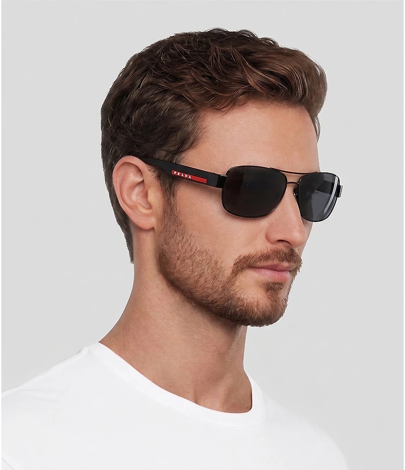 Prada Men's PS B52S 62mm Navigator Sunglasses