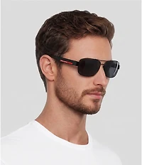 Prada Men's PS B52S 62mm Navigator Sunglasses