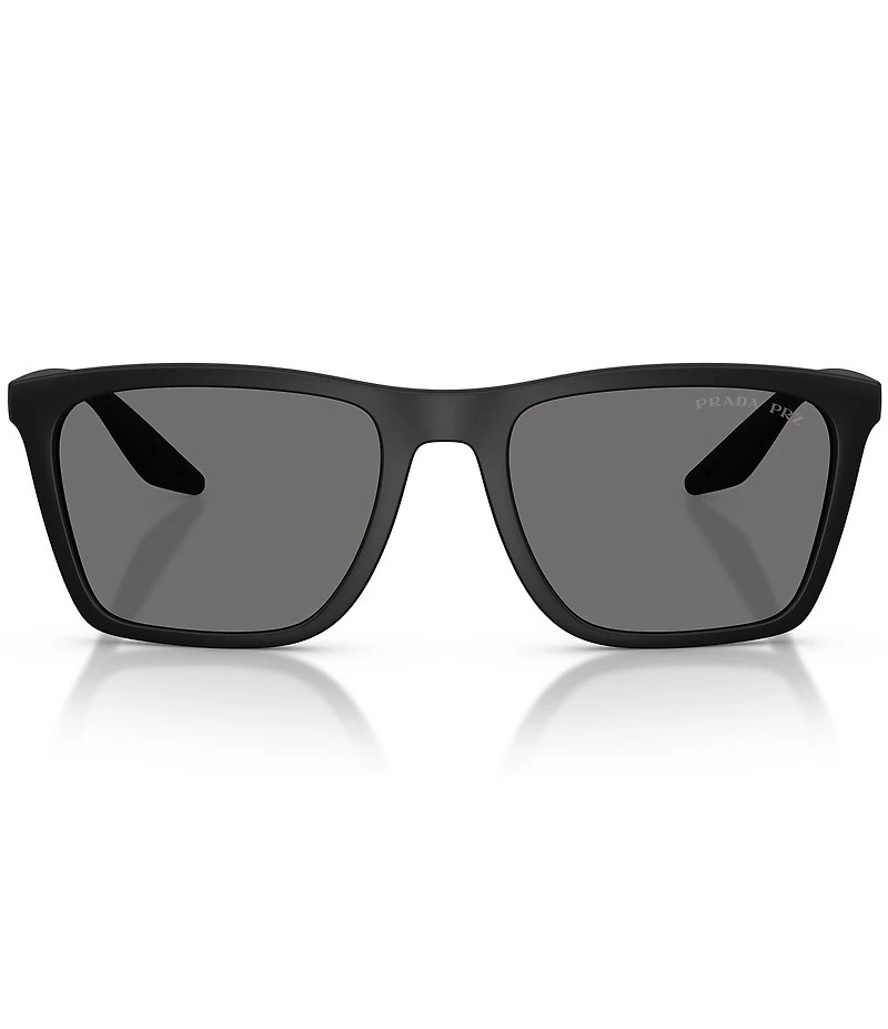Prada Men's PSB08SF 56mm Square Polarized Sunglasses