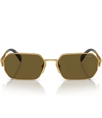 Prada Unisex PR A51S58-X 58mm Rectangle Irregular Sunglasses