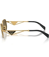 Prada Unisex PR A51S58-X 58mm Rectangle Irregular Sunglasses