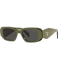 Prada Unisex PR17WS 49mm Rectangle Sunglasses