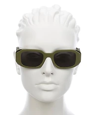 Prada Unisex PR17WS 49mm Rectangle Sunglasses