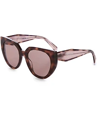 Prada Women's PR 14W 52mm Tortoise Cat Eye Sunglasses