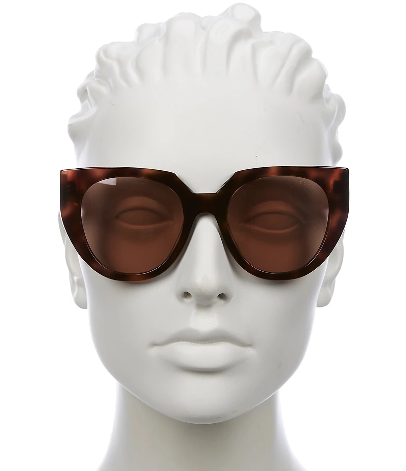 Prada Women's PR 14W 52mm Tortoise Cat Eye Sunglasses