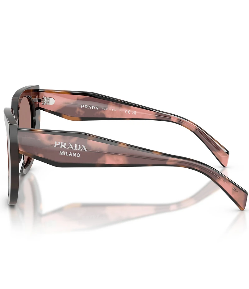 Prada Women's PR 14W 52mm Tortoise Cat Eye Sunglasses