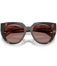 Prada Women's PR 14W 52mm Tortoise Cat Eye Sunglasses