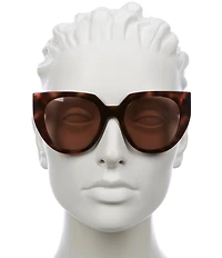 Prada Women's PR 14W 52mm Tortoise Cat Eye Sunglasses