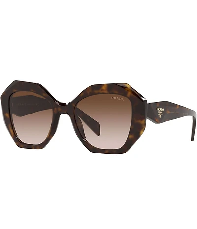Prada Women's PR 16WS Tortoise 53mm Geometric Sunglasses