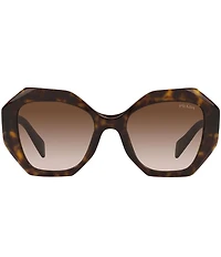 Prada PR 16WS Tortoise 53mm Geometric Sunglasses