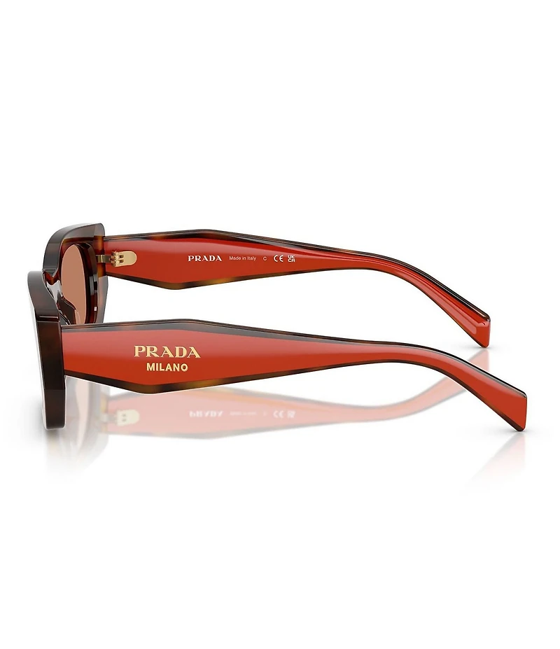 Prada Women's PR B05S 53mm Rectangle Tortoise Sunglasses