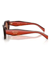 Prada Women's PR B05S 53mm Rectangle Tortoise Sunglasses