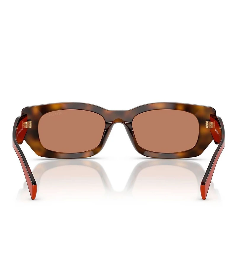 Prada Women's PR B05S 53mm Rectangle Tortoise Sunglasses