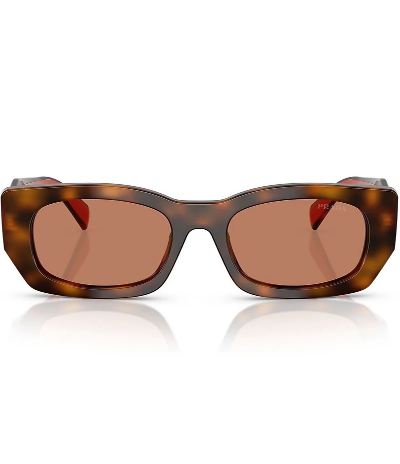 Prada Women's PR B05S 53mm Rectangle Tortoise Sunglasses