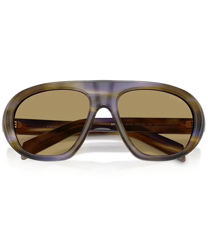 Prada Women's PR C05S 57mm Irregular Sunglasses