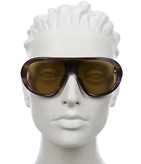 Prada Women's PR C05S 57mm Irregular Sunglasses