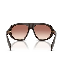 Prada Women's PR C05SF 56mm Geometric Sunglasses