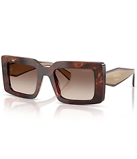 Prada Women's PR D01SF 53mm Rectangle Sunglasses