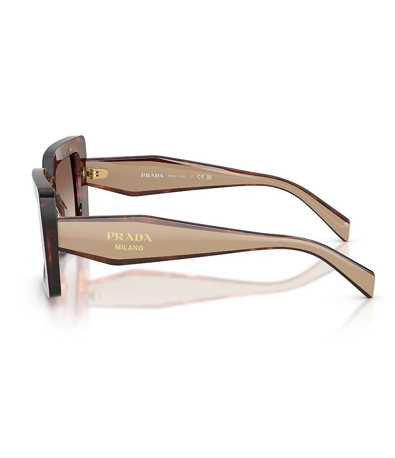 Prada Women's PR D01SF 53mm Rectangle Sunglasses