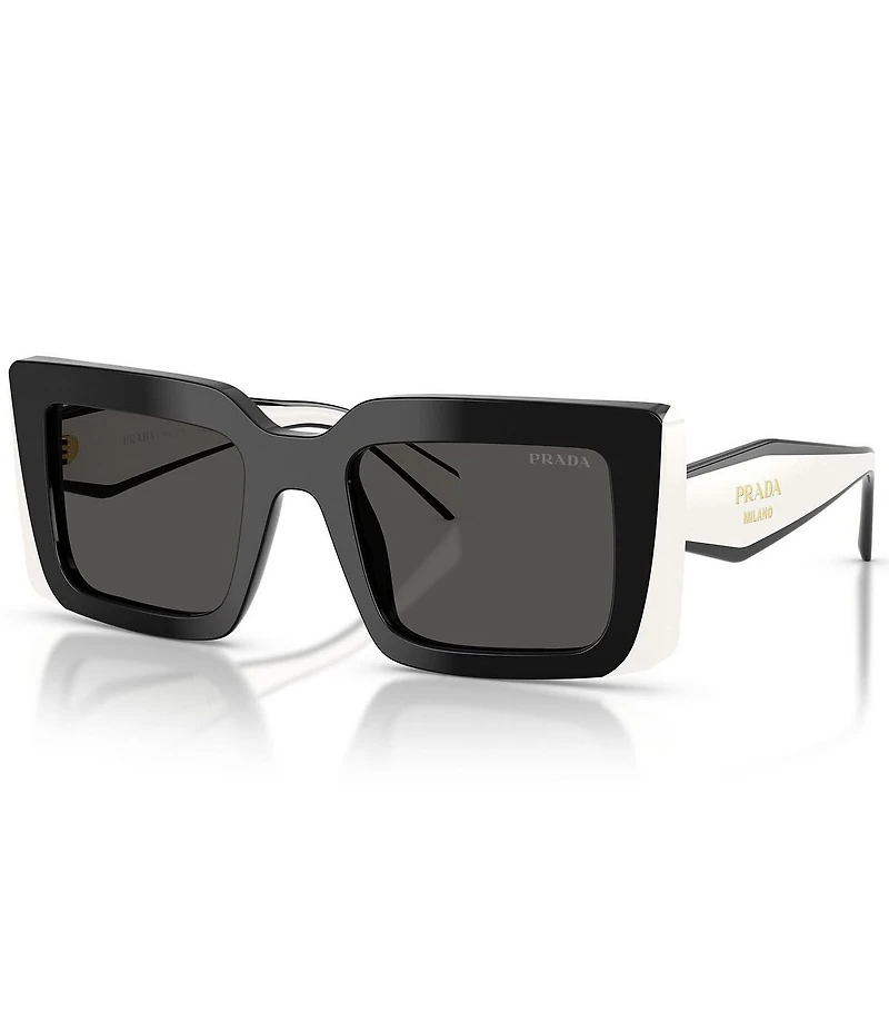 Prada Women's PR D01SF 53mm Rectangle Sunglasses
